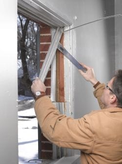 Window Installation Process - Removing the old window frame