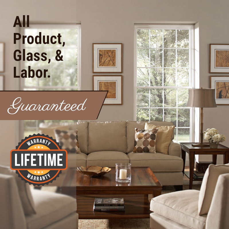 Lifetime Warranty On All Windows & Doors in Burlington, Chapel Hill, Durham, & Raleigh NC